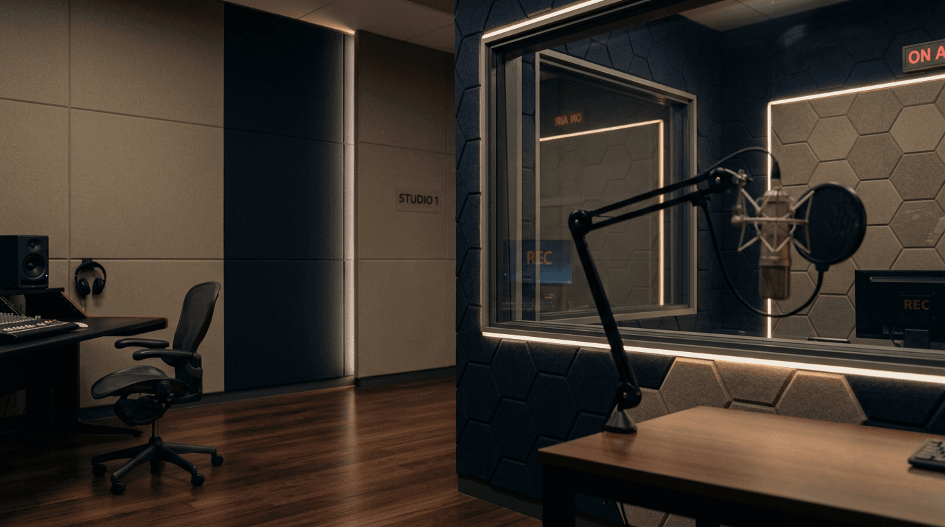 プロ向け音声収録スタジオ